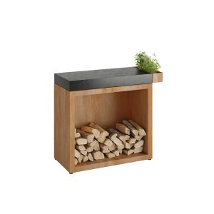 OFYR Butcher Block Storage 90 Corten Donker Grijs Keramiek