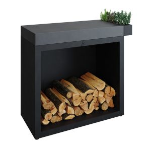 OFYR Butcher Block Storage 90 Black Donker Grijs Keramiek