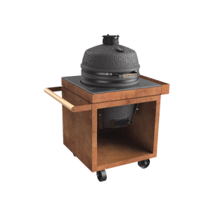 OFYR Kamado Table Corten 75 PRO+ Donker Grijs Keramiek