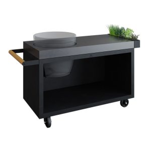 OFYR Kamado Table Black 135 PRO Beton BGE