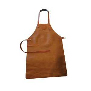 Leren-BBQ-schort