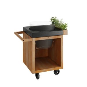 OFYR Kamado Table Black 65 PRO Beton Bastard