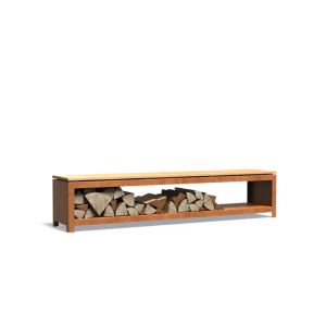 FORNO LOGG Corten Seat Large